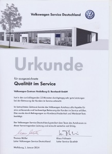 Urkunde Service